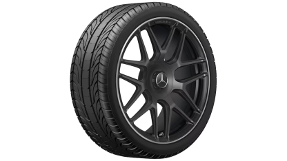 Sommerhjul 19" AMG matsort/poleret kant til AMG A45 / AMG A45S - Billede 3