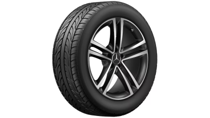 Sommerhjul 19" sort/poleret E-Klasse All Terrain - Billede 3