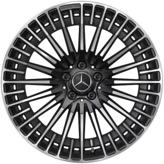 Vinterhjul 20" AMG sort/poleret med 235/45R20 vinterdæk