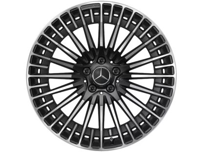 Vinterhjul 20" AMG sort/poleret med 235/45R20 vinterdæk