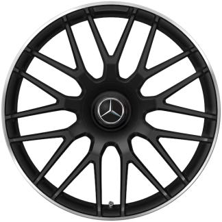 Sommerhjul 19" matsort/poleret kant AMG