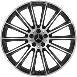 Vinterhjul 21" sort/poleret AMG